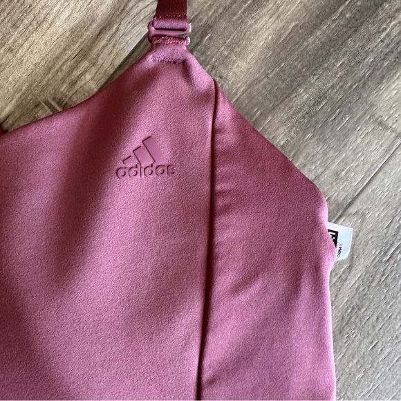 Adidas dusty pink rose athletic workout leggings set size large-2X - Picture 4 of 11